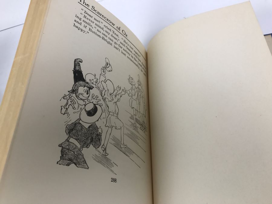 Vintage Hardcover Book The Scarecrow Of Oz By L. Frank Baum The Reilly & Lee Co. [Photo 13]