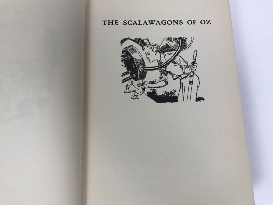 Vintage Hardcover Book The Scalawagons Of Oz By John R. Neill Based On Stories Of L. Frank Baum Reilly & Lee [Photo 8]