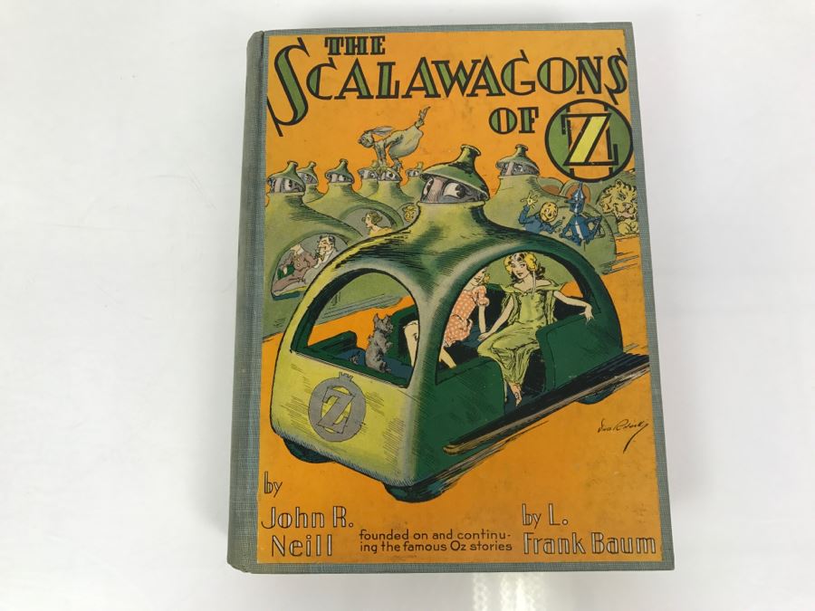 Vintage Hardcover Book The Scalawagons Of Oz By John R. Neill Based On Stories Of L. Frank Baum Reilly & Lee [Photo 1]