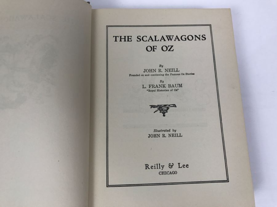 Vintage Hardcover Book The Scalawagons Of Oz By John R. Neill Based On Stories Of L. Frank Baum Reilly & Lee [Photo 9]