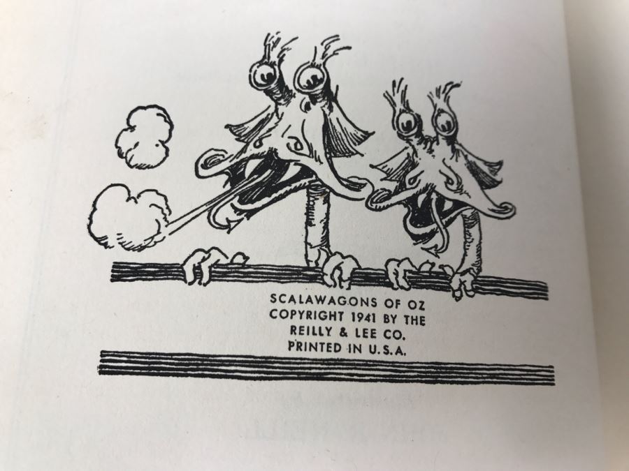 Vintage Hardcover Book The Scalawagons Of Oz By John R. Neill Based On Stories Of L. Frank Baum Reilly & Lee [Photo 11]