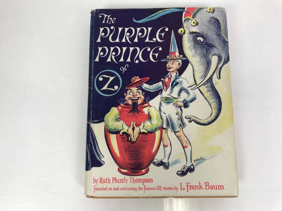Vintage Hardcover Book The Purple Prince Of Oz By Ruth Plumly Thompson Based On Stories By L. Frank Baum The Reilly & Lee Co [Photo 1]