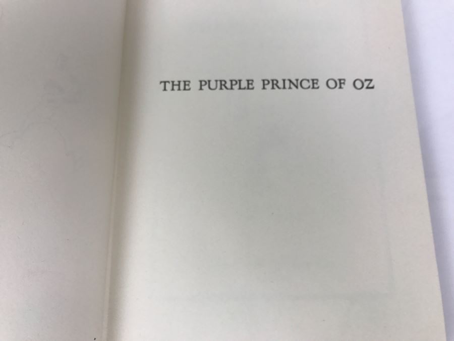 Vintage Hardcover Book The Purple Prince Of Oz By Ruth Plumly Thompson Based On Stories By L. Frank Baum The Reilly & Lee Co [Photo 6]