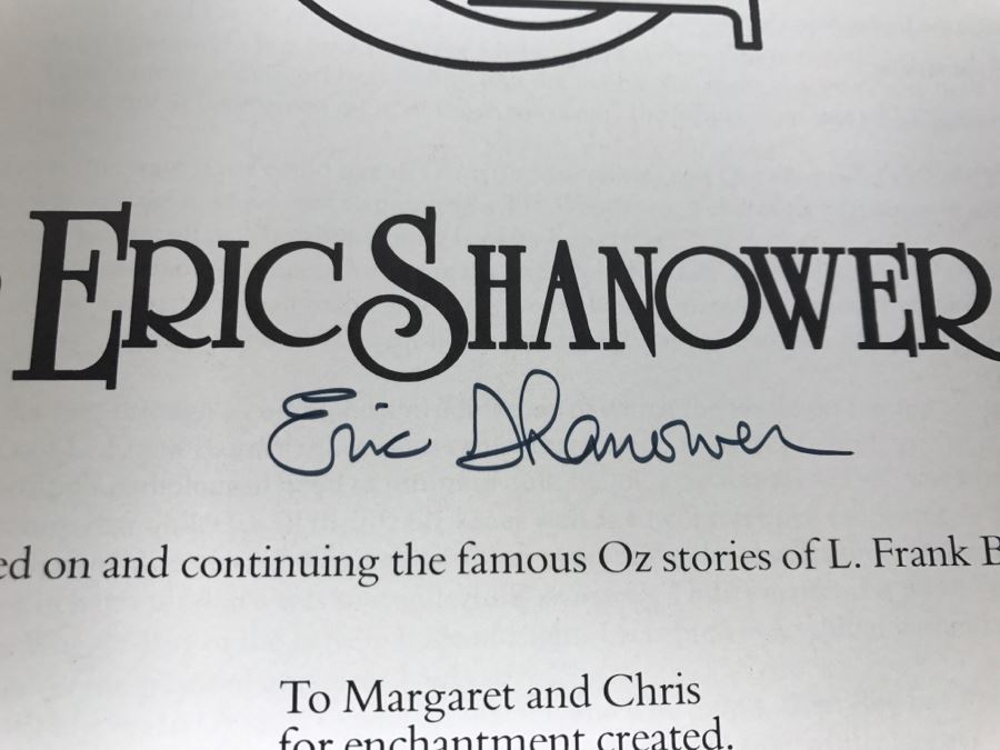 Signed First Printing Graphic Novel The Enchanted Apples Of Oz By Eric Shanower Based On Stories By L. Frank Baum [Photo 8]