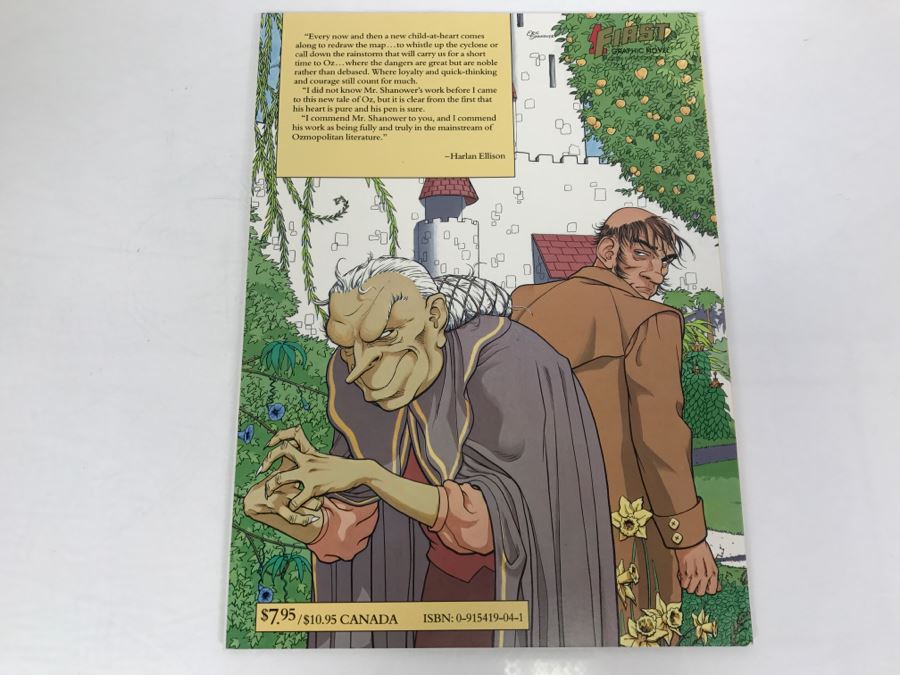 Signed First Printing Graphic Novel The Enchanted Apples Of Oz By Eric Shanower Based On Stories By L. Frank Baum [Photo 4]