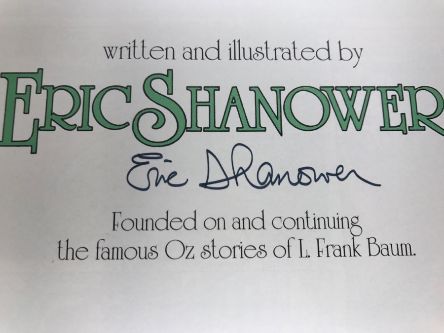 Signed First Printing Graphic Novel The Ice King Of Oz By Eric Shanower Based On Stories By L. Frank Baum [Photo 7]