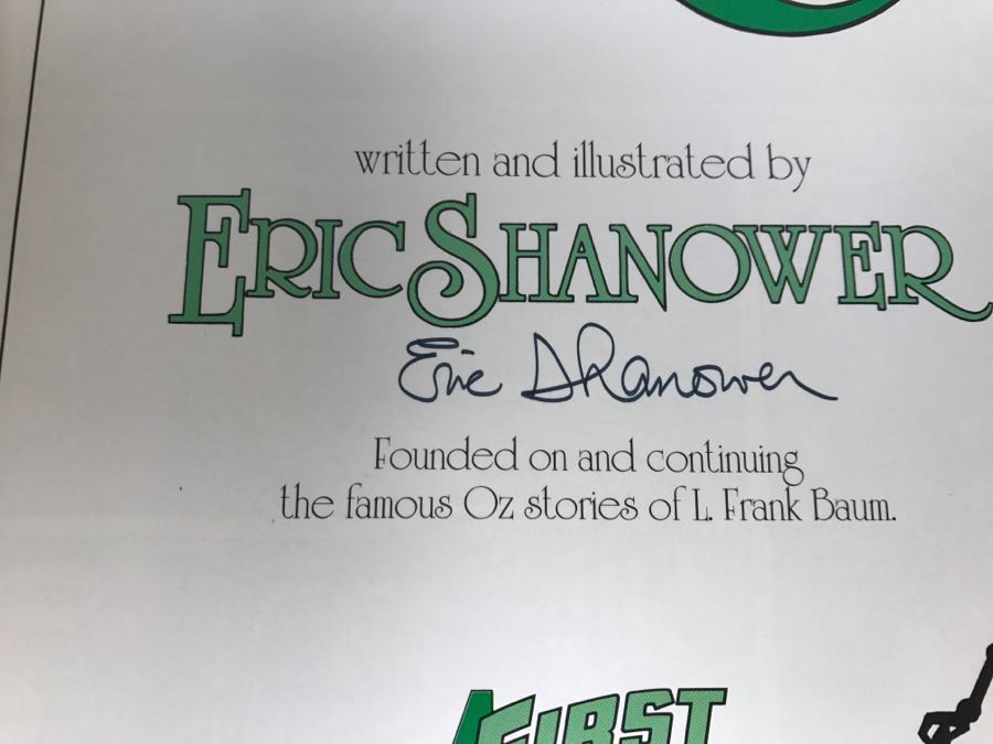 Signed First Printing Graphic Novel The Ice King Of Oz By Eric Shanower Based On Stories By L. Frank Baum [Photo 3]