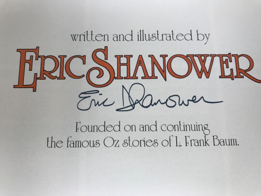 Signed First Printing Graphic Novel The Forgotten Forest Of Oz By Eric Shanower Based On Stories By L. Frank Baum [Photo 7]
