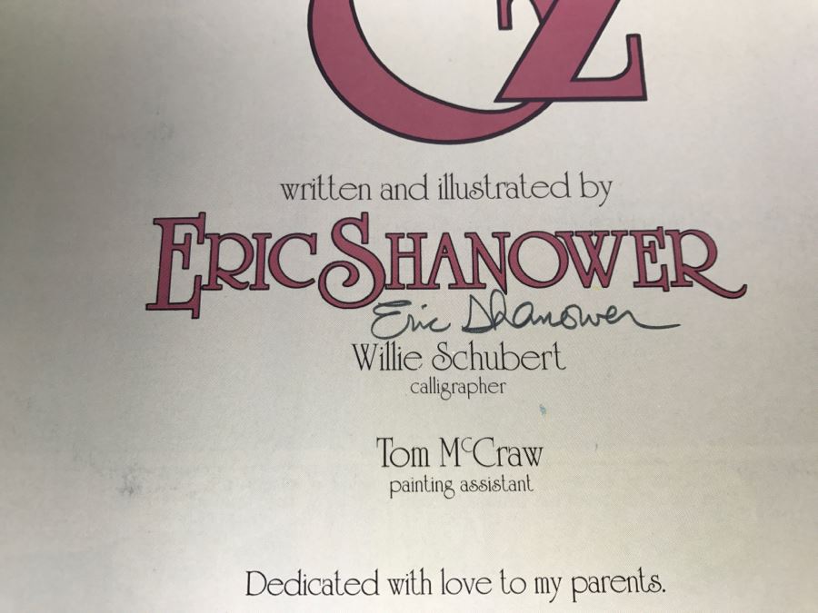 Signed First Printing Graphic Novel The Secret Island Of Oz By Eric Shanower Based On Stories By L. Frank Baum [Photo 3]