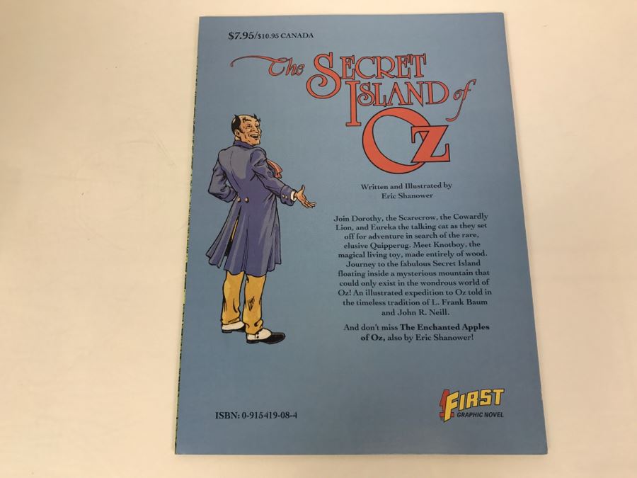 Signed First Printing Graphic Novel The Secret Island Of Oz By Eric Shanower Based On Stories By L. Frank Baum [Photo 5]