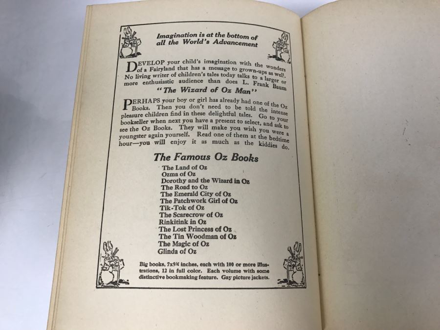 Vintage Hardcover Book Glinda Of Oz By L. Frank Baum The Reilly & Lee Co [Photo 8]