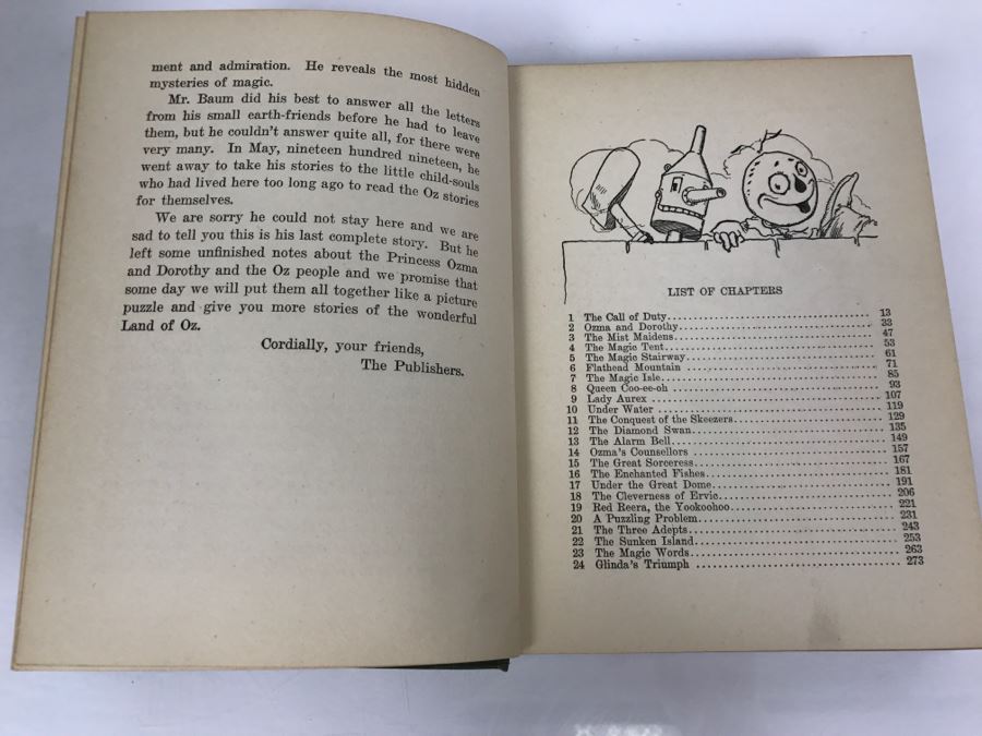 Vintage Hardcover Book Glinda Of Oz By L. Frank Baum The Reilly & Lee Co [Photo 14]