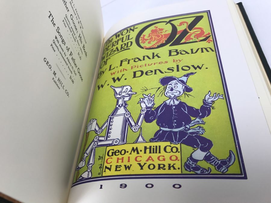 Easton Press Hardcover Book The Wonderful Wizard Of Oz By L. Frank Baum Pictures By W.W. Denslow [Photo 2]