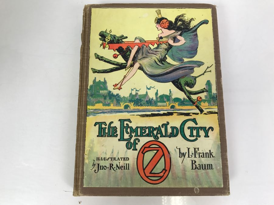 Vintage Hardcover Book The Emerald City Of Oz By L. Frank Baum The Reilly & Lee Co. [Photo 1]