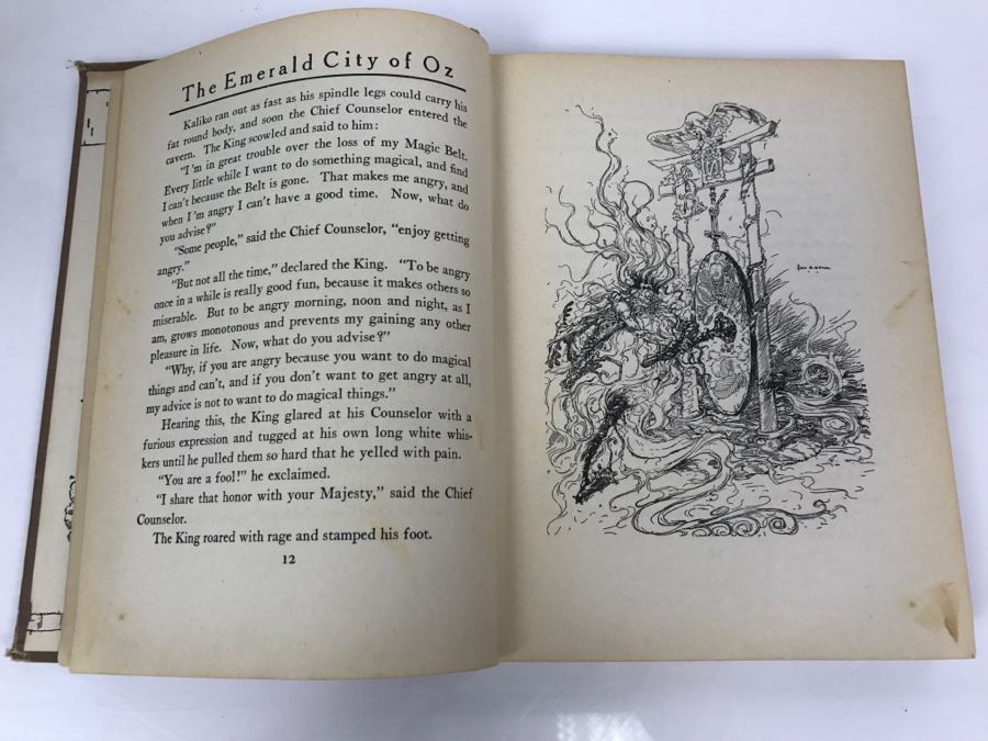 Vintage Hardcover Book The Emerald City Of Oz By L. Frank Baum The Reilly & Lee Co. [Photo 13]
