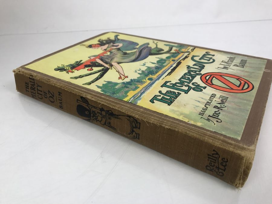 Vintage Hardcover Book The Emerald City Of Oz By L. Frank Baum The ...