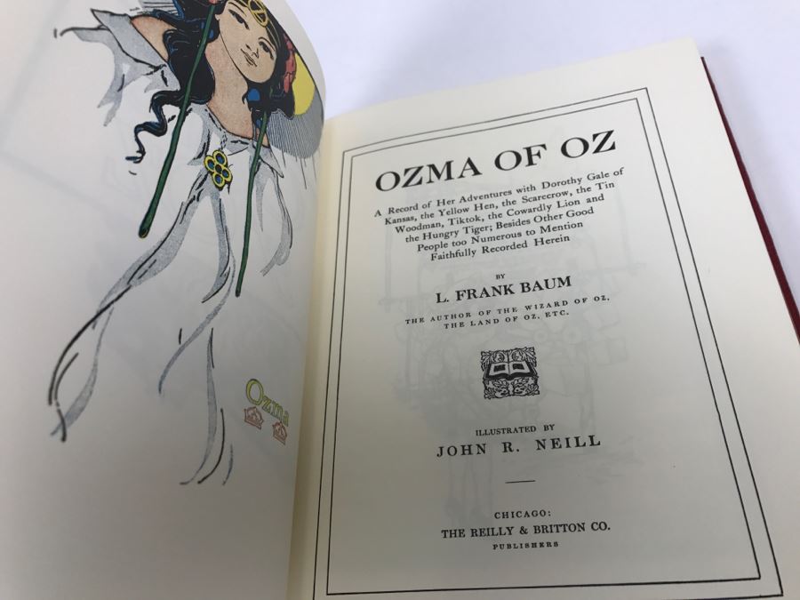 Easton Press Hardcover Book Ozma Of Oz By L. Frank Baum [Photo 10]