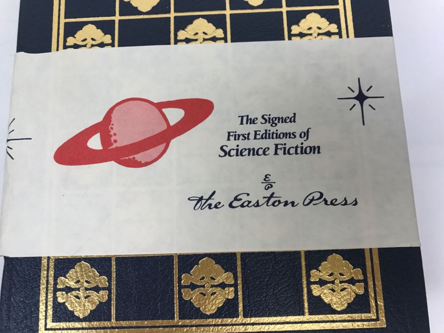 Signed First Edition Easton Press Hardcover Prelude To Foundation By Isaac Asimov [Photo 4]