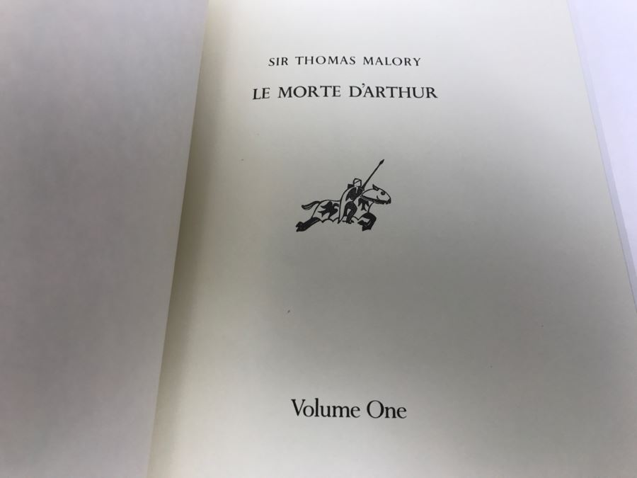 Easton Press Hardcover Book Le Morte D'Arthur By Sir Thomas Malory [Photo 5]