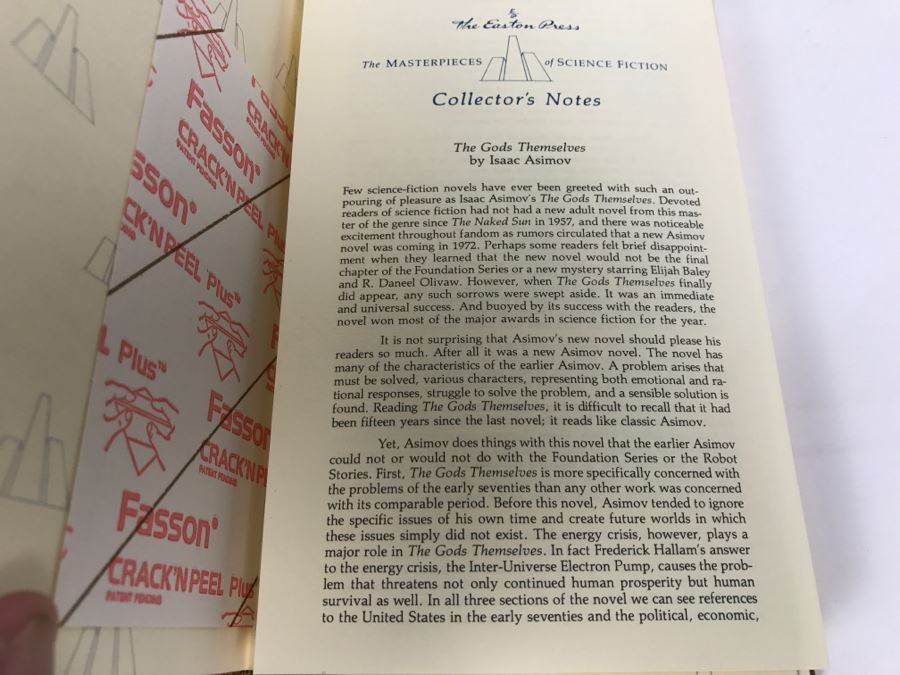 Easton Press Hardcover Book The Gods Themselves By Isaac Asimov [Photo 7]