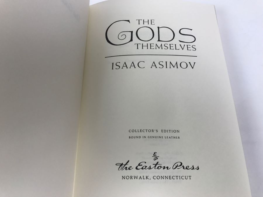 Easton Press Hardcover Book The Gods Themselves By Isaac Asimov [Photo 9]