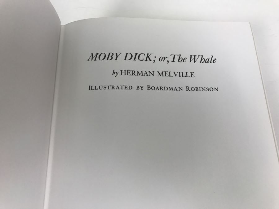 Easton Press Hardcover Book Moby Dick; Or, The Whale By Herman Melville [Photo 4]