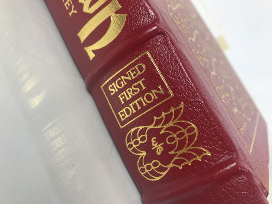 Signed First Edition Easton Press Hardcover Book Dragonsdawn By Anne McCaffrey [Photo 5]