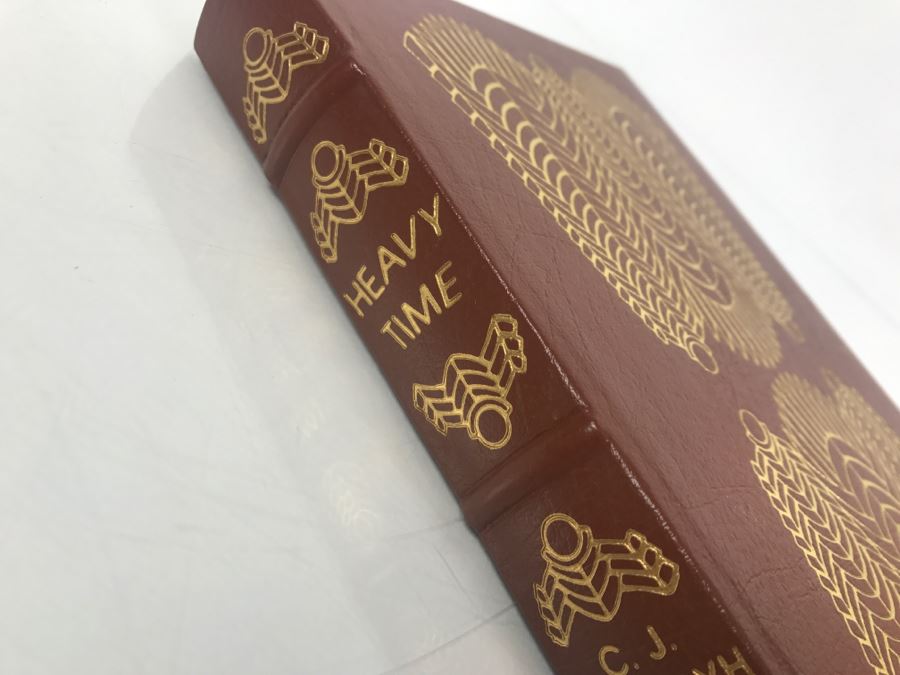 Signed First Edition Easton Press Hardcover Book Heavy Time By C.J. Cherryh [Photo 5]