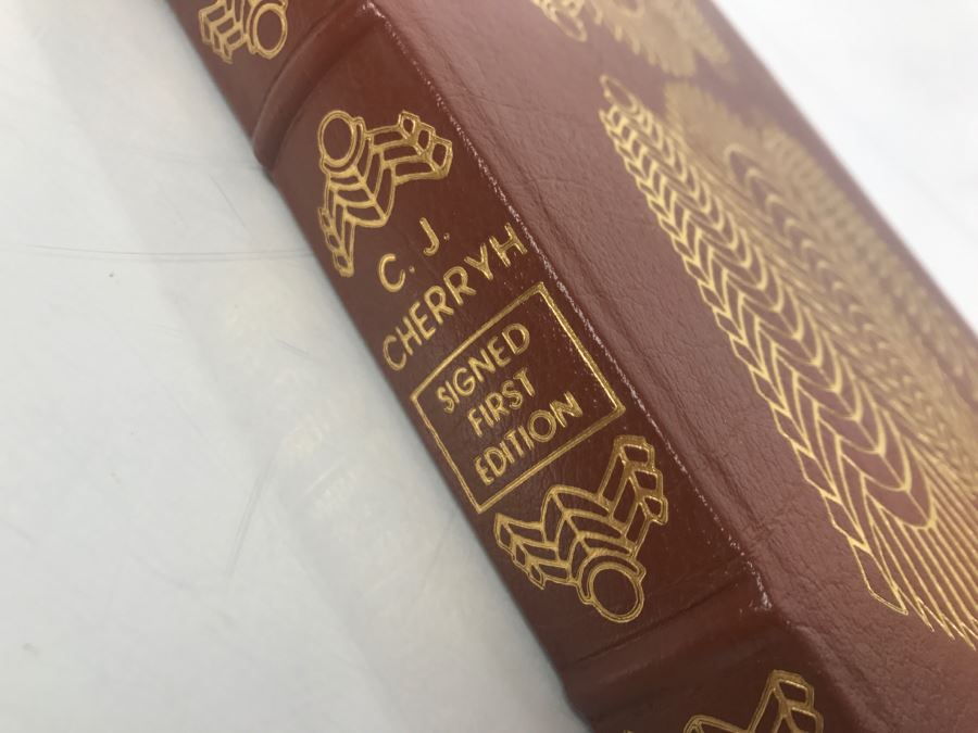 Signed First Edition Easton Press Hardcover Book Heavy Time By C.J. Cherryh