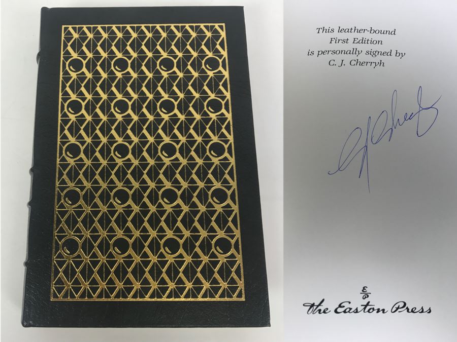 Signed First Edition Hardcover Easton Press Book Chernevog By C.J. Cherryh