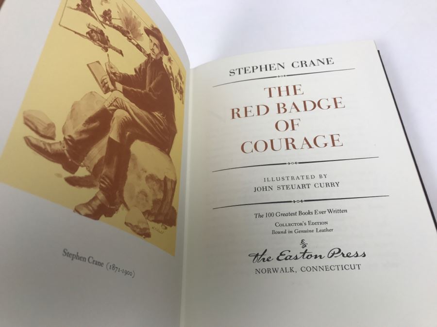 Easton Press Hardcover Book The Red Badge Of Courage By Stephen Crane [Photo 6]