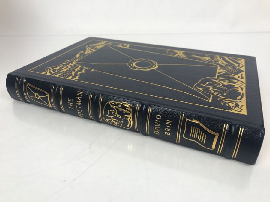 Signed Easton Press Hardcover Book The Postman By David Brin ...