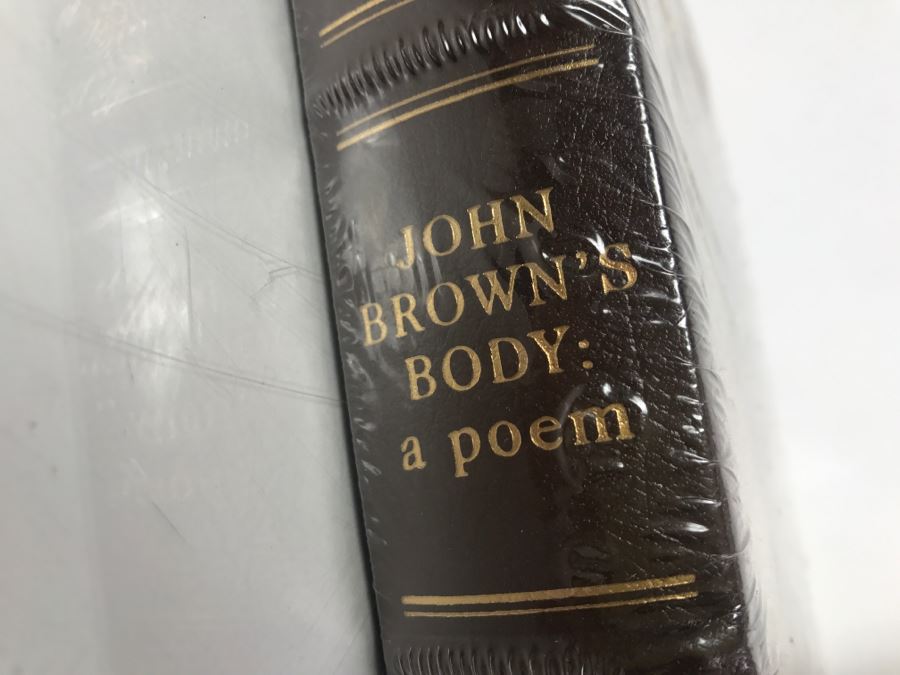 Sealed Easton Press Hardcover Book John Brown's Body: A Poem By Stephen Vincent Benet [Photo 3]