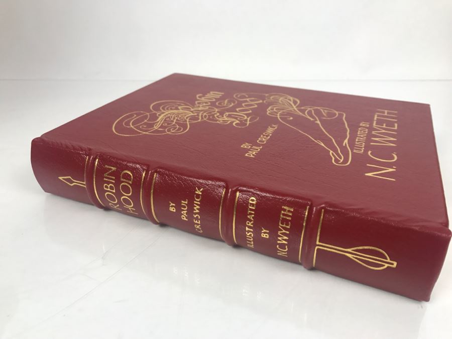 Easton Press Hardcover Book Robin Hood By Paul Creswick Illustrated By N.C. Wyeth [Photo 2]