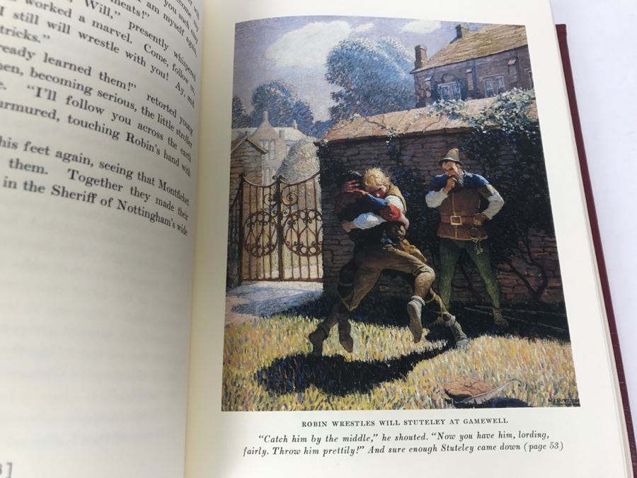 Easton Press Hardcover Book Robin Hood By Paul Creswick Illustrated By N.C. Wyeth [Photo 12]