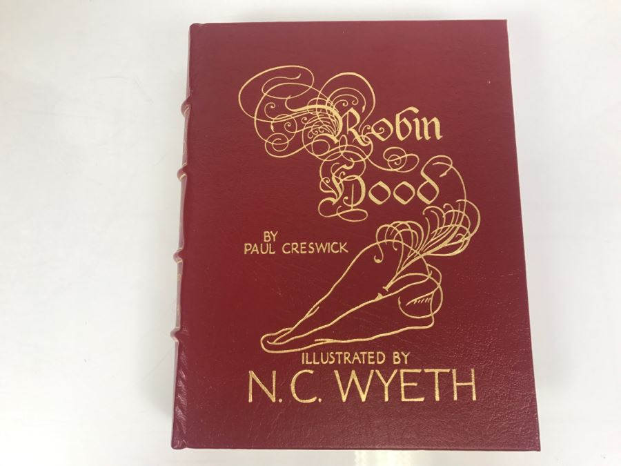 Easton Press Hardcover Book Robin Hood By Paul Creswick Illustrated By N.C. Wyeth