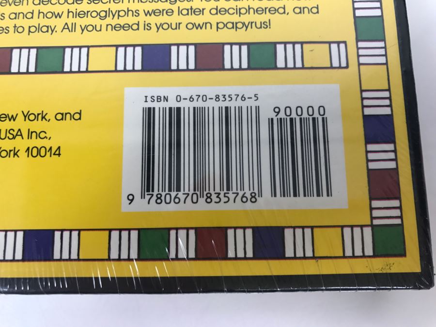 Sealed Fun With Hieroglyphs Rubber Stamps Set From The Metropolitan Museum Of Art By Catharine Roehrig [Photo 4]
