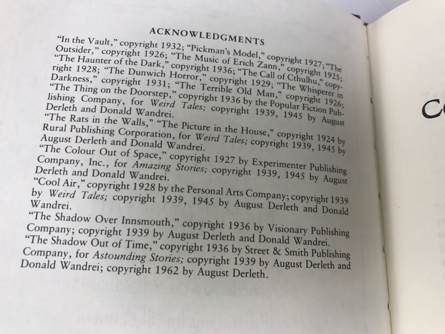 Easton Press Hardcover Book The Dunwich Horror And Others By H.P. Lovecraft Masterpiece Of Science Fiction [Photo 8]