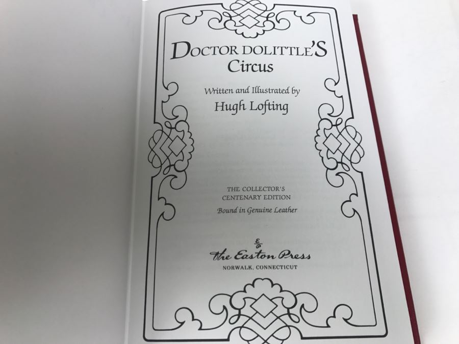 Easton Press Hardcover Book Doctor Dolittle's Circus By Hugh Lofting [Photo 5]