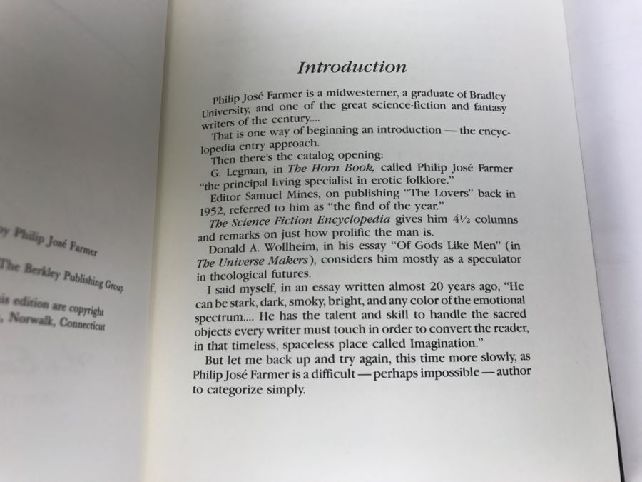 Signed Easton Press Hardcover Book To Your Scattered Bodies Go By Philip Jose Farmer Masterpiece Of Science Fiction [Photo 12]
