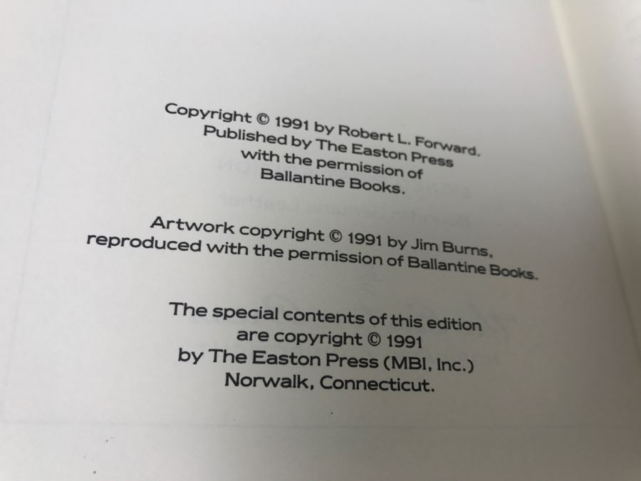 Signed First Edition Easton Press Hardcover Book Martian Rainbow By Robert L. Forward [Photo 12]