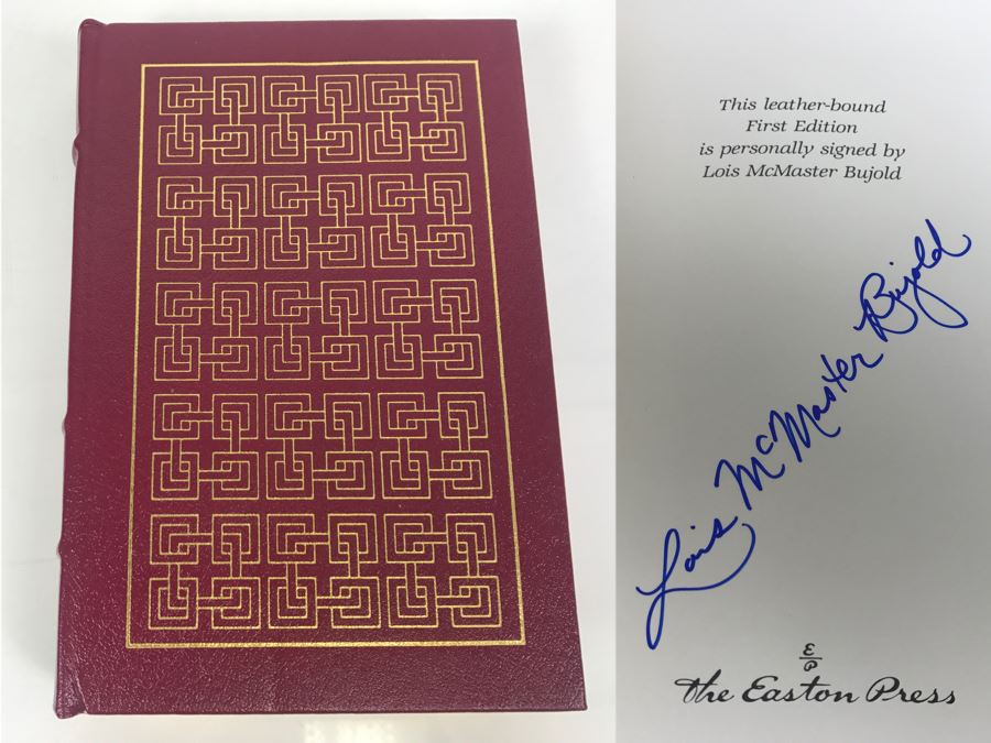 Signed First Edition Easton Press Hardcover Book Borders Of Infinity By Lois McMaster Bujold [Photo 1]