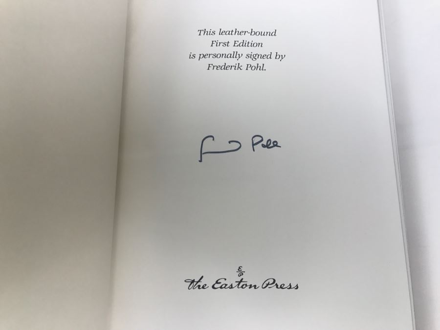 Signed First Edition Easton Press Hardcover Book The Gateway Trip By Frederik Pohl [Photo 9]