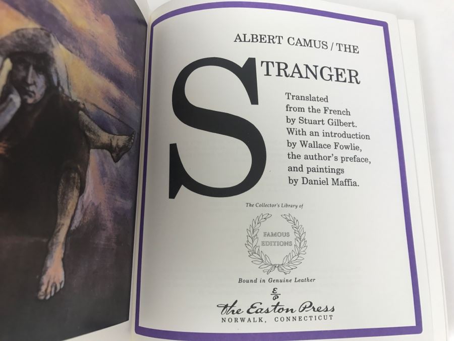 Easton Press Hardcover Book The Stranger By Albert Camus [Photo 6]