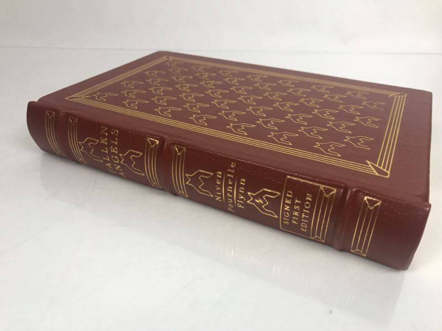 Signed First Edition Easton Press Hardcover Book Fallen Angels By Larry Niven, Jerry Pournelle And Michael Flynn (Signed By All 3 Authors) [Photo 3]