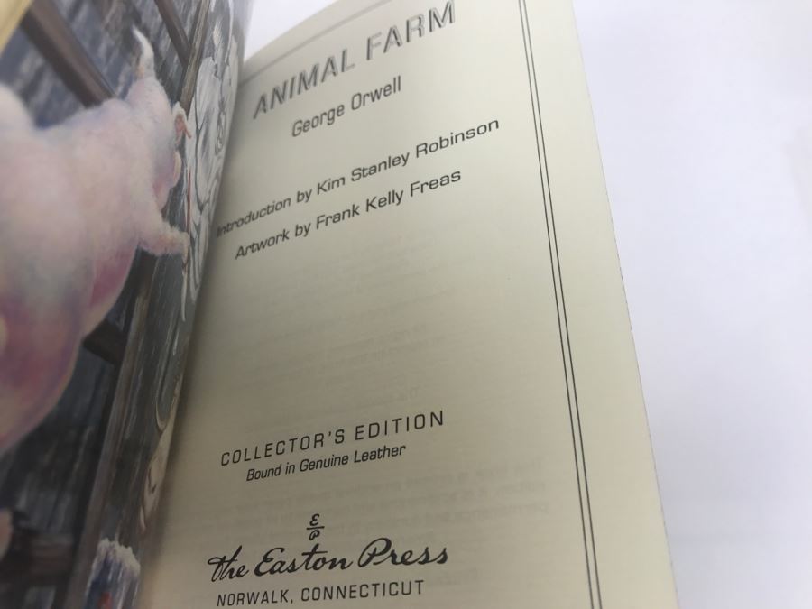 Easton Press Hardcover Book Animal Farm By George Orwell [Photo 6]