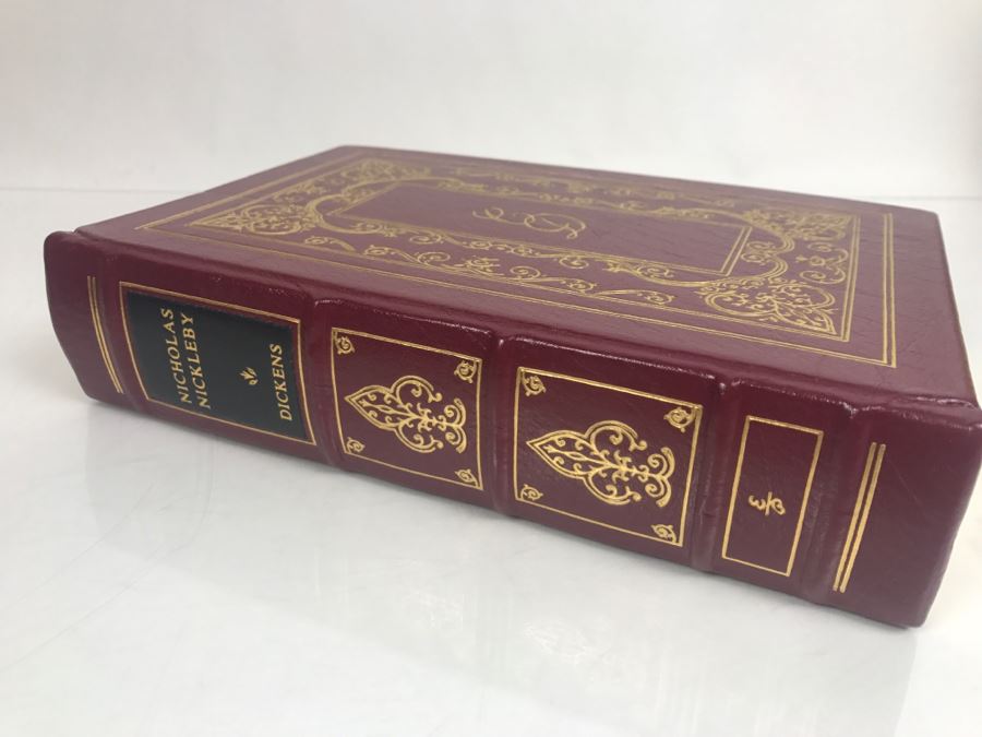 Easton Press Hardcover Book The Life And Adventures Of Nicholas Nickleby By Charles Dickens [Photo 3]