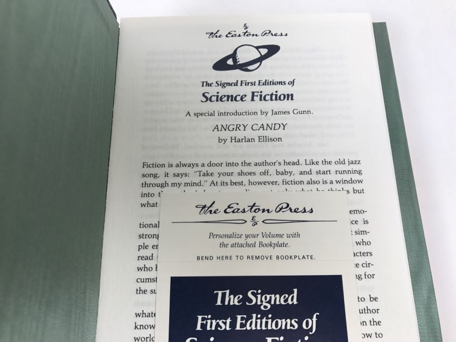 Signed First Edition Easton Press Hardcover Book Angry Candy By Harlan Ellison [Photo 5]