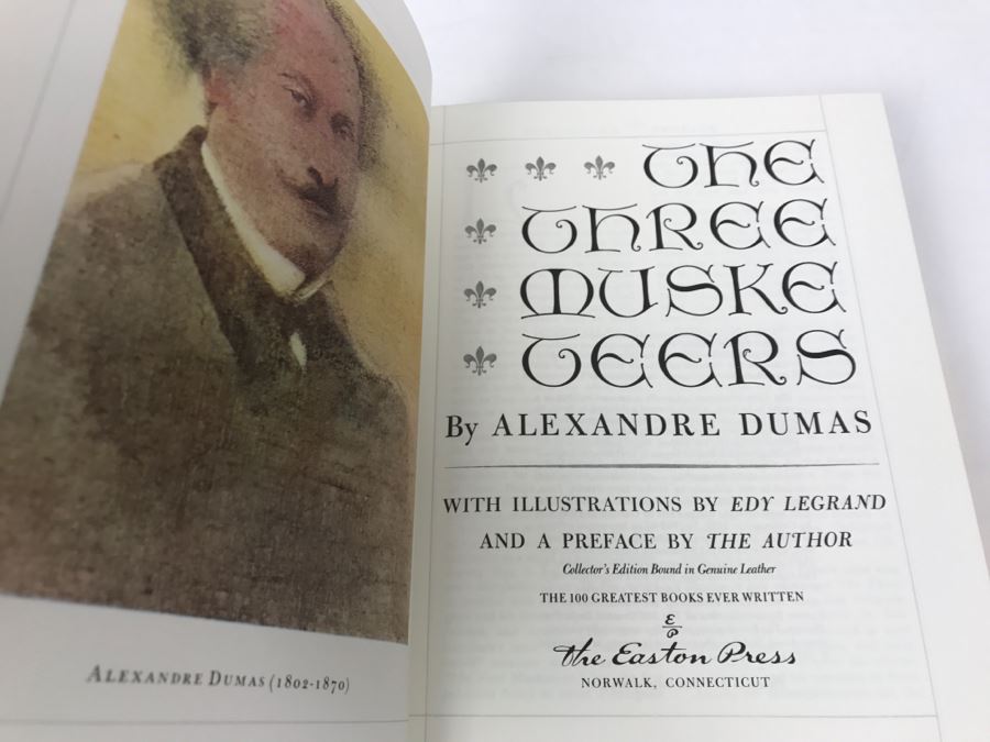 Easton Press Hardcover Book The Three Musketeers By Alexandre Dumas [Photo 2]