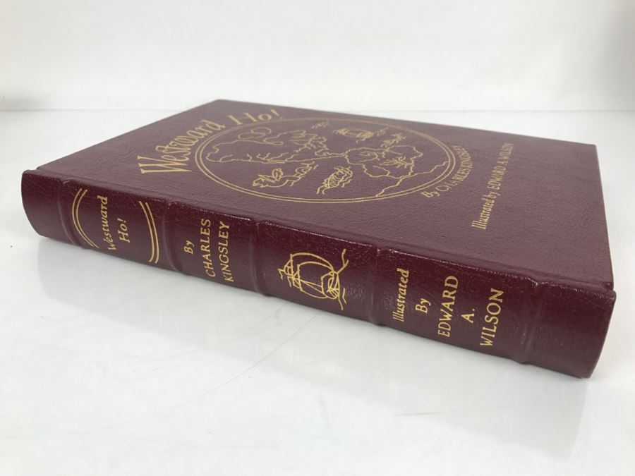 Easton Press Hardcover Book Westward Ho! By Charles Kingsley [Photo 3]
